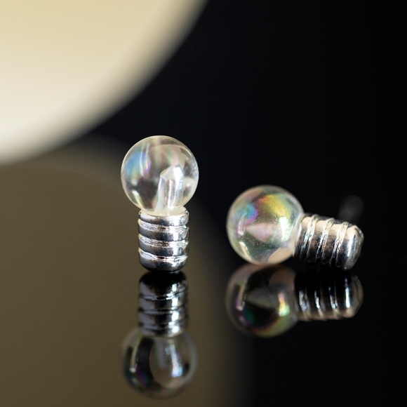 Tops - Tiny Lightbulb Studs - Only 1 left